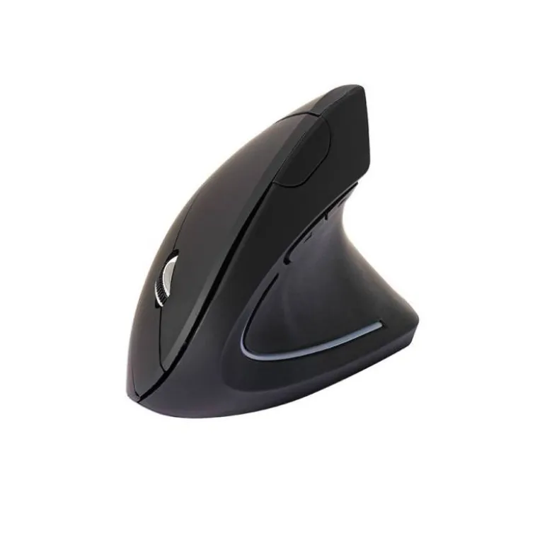 RATON Q-CONNECT OPTICO INALAMBRICO ERGONOMICO VERTICAL COLOR NEGRO