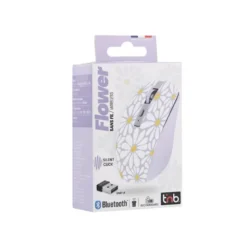 RATON TNB INALAMBRICO FLORES OPTICO 1600 DPI BLUETOOTH USB A