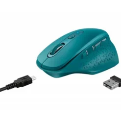RATON TRUST OZAA OPTICO INALAMBRICO 2400DPI 6 BOTONES USB 2.0 AZUL
