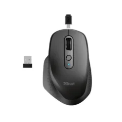RATON TRUST OZAA OPTICO INALAMBRICO 2400DPI 6 BOTONES USB 2.0 NEGRO