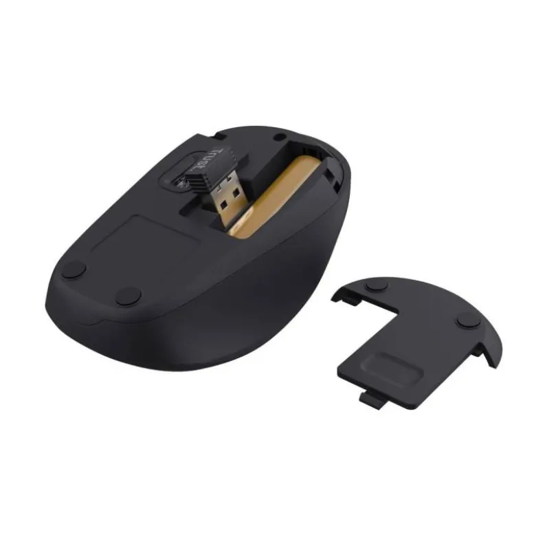 RATON TRUST YVI+ OPTICO INALAMBRICO ECO 4 BOTONES 800/1600 DPI USB 2.0 COLOR AZUL