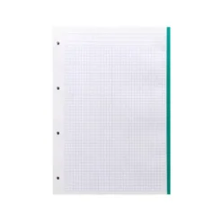 RECAMBIO A4 ANTARTIK 80 HOJAS 90G/M2 CUADRO 5 MM 4 TALADROS BANDAS DE 5 COLORES PASTELES