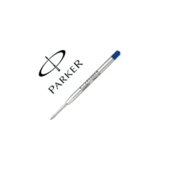 Recambio boligrafo Parker azul fino.
