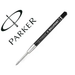 RECAMBIO BOLIGRAFO PARKER ORIGINALS ECONOMICO NEGRO PUNTA MEDIA