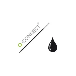 Recambio Boligrafo Q-Connect Extensible Peana 0,7 mm Color Negro
