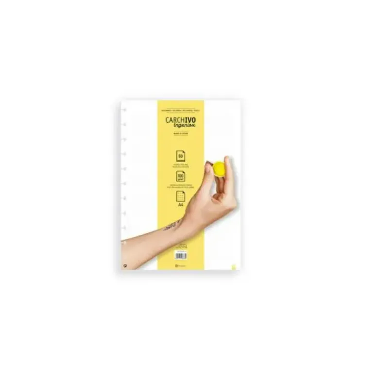 RECAMBIO CARCHIVO PARA CUADERNO INGENIOX DIN A5 50 HOJAS DOTS