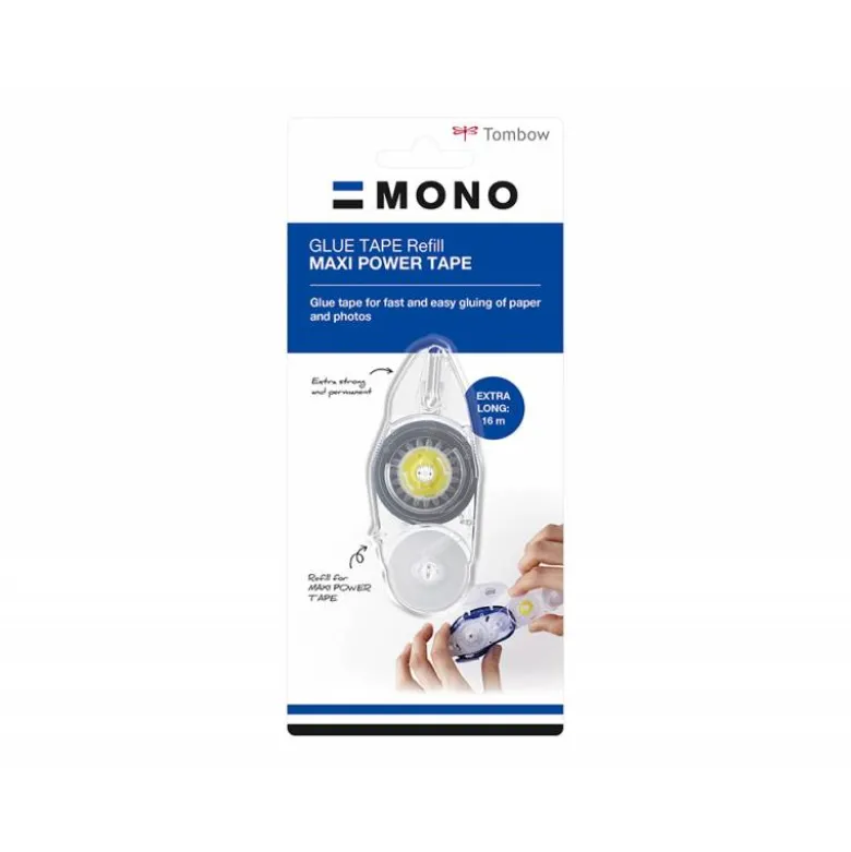 RECAMBIO CINTA ADHESIVA TOMBOW MAXI POWER TAPE PERMANENTE PN-IP 8,4 MM X 16 M
