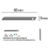 Recambio cuter estrecho 9mm Q-Connect KF14757
