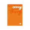 Recambio encolado Liderpapel din A4 4 taladros 100gr cuadrícula 5mm naranja