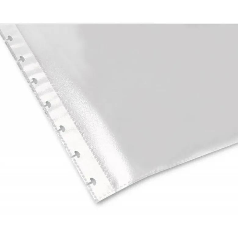 Recambio Fundas intercambiables Liderpapel Din A4 Cristal 70 MC Bolsa 10 fundas