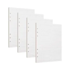 Recambio Liderpapel A4 100 hojas 100g/m2 horizontal con doble margen 4 taladros