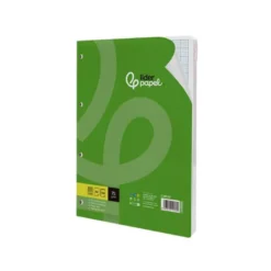 RECAMBIO LIDERPAPEL A4 100 HOJAS 75GR RAYADO Nº46 4 TALADROS