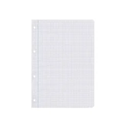 RECAMBIO LIDERPAPEL A4 100 HOJAS 100G/M2 CUADRO 5 MM CON MARGEN 4 TALADROS