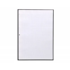 RECAMBIO LIDERPAPEL ANTARTIK DIN A4 4 TALADROS 90G/M2 CUADRO 5 MM 80 HOJAS 1 BANDA MARCO COLOR NEGRO