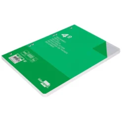 Recambio Liderpapel Cuarto 6 taladros 60gr cuadrícula 2mm