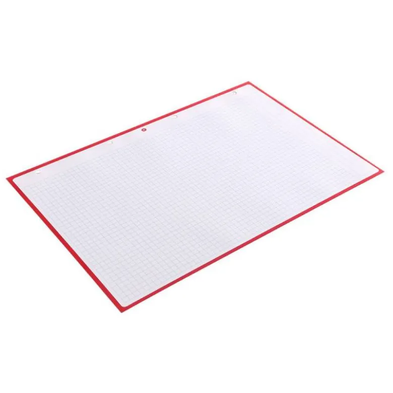 RECAMBIO LIDERPAPEL DIN A4 ANTARTIK 80 HOJAS 90G/M2 CUADRO 5 MM 4 TALADROS 1 BANDA MARCO COLOR FRAMBUESA