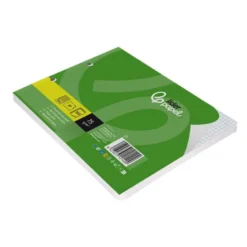 RECAMBIO LIDERPAPEL DIN A5 APAISADO 100 HOJAS 75 GR CUADRO 3 MM 2 TALADROS CON MARGEN