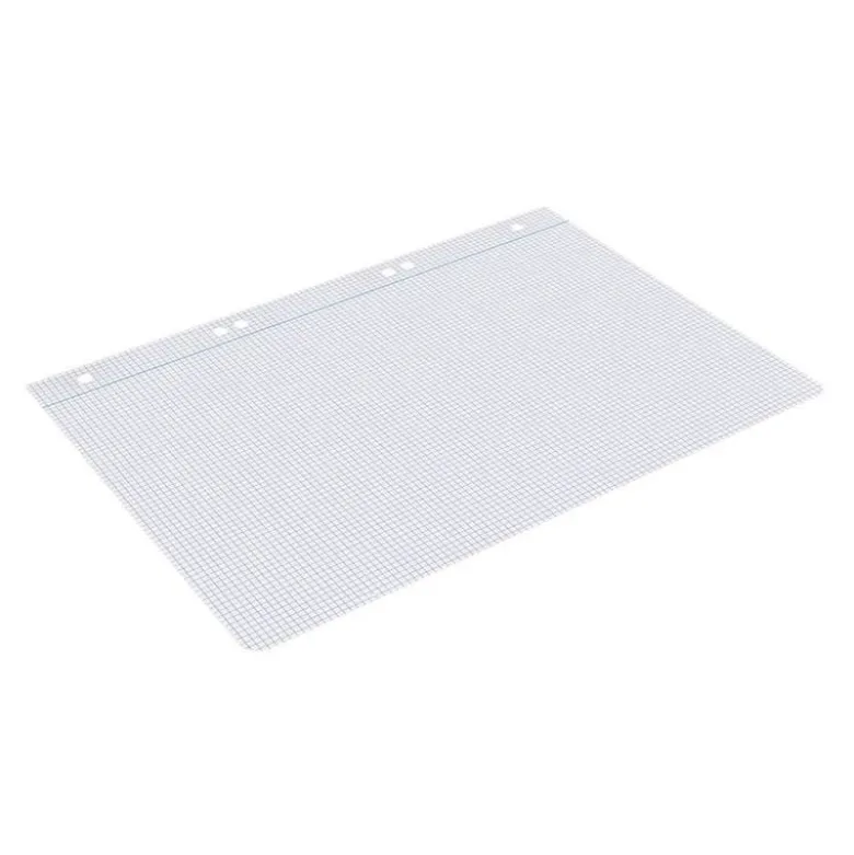 RECAMBIO LIDERPAPEL DIN A5 100 HOJAS 75 GR CUADRO 3MM CON MARGEN 6 TALADROS