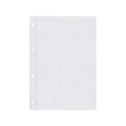 RECAMBIO LIDERPAPEL DIN A4 100 HOJAS 75 GR CUADRO 4 MM CON MARGEN SIN TALADROS