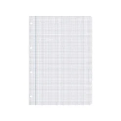 RECAMBIO LIDERPAPEL DIN A4 80 HOJAS 75G/M2 CUADRO 4 MM CON MARGEN 4 TALADROS