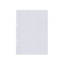 RECAMBIO LIDERPAPEL DIN A5 100 HOJAS 75 GR MILIMETRADO SIN MARGEN 6 TALADROS
