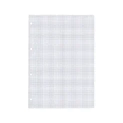 RECAMBIO LIDERPAPEL DIN A4 100 HOJAS 100G/M2 CUADRO 3MM CON MARGEN 4 TALADROS