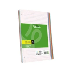 Recambio Liderpapel DIN A4 4 taladros 80gr rayado horizontal