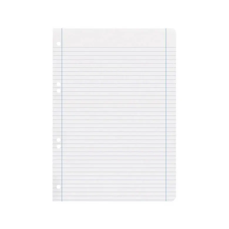 Recambio Liderpapel DIN A5 6 taladros 100 gr rayado horizontal