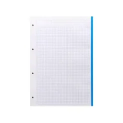 Recambio Liderpapel DIN A4 4 taladros 80gr cuadrícula 5mm