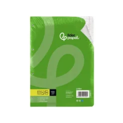Recambio Liderpapel din A5 6 taladros 100 gr cuadrícula 5mm