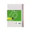 Recambio Liderpapel DIN A5 6 taladros 70gr rayado horizontal