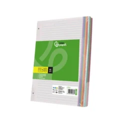Recambio Liderpapel DIN A5 6 taladros 70gr rayado horizontal