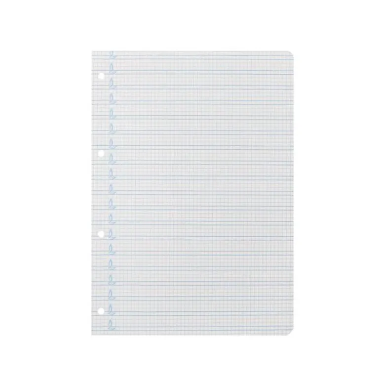 Recambio Liderpapel DIN A4 4 taladros 70 gr cuadriculado pautado 4 mm