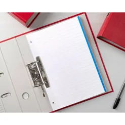 Recambio Liderpapel DIN A4 4 taladros 100 gr rayado horizontal
