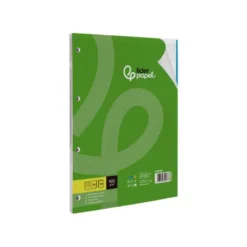 Recambio Liderpapel DIN A4 4 taladros 100 gr rayado horizontal
