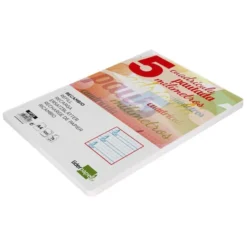 Recambio Liderpapel folio 4 taladros 80g cuadriculado pautado 5 mm