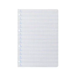 Recambio Liderpapel folio 4 taladros 80g cuadriculado pautado 5 mm