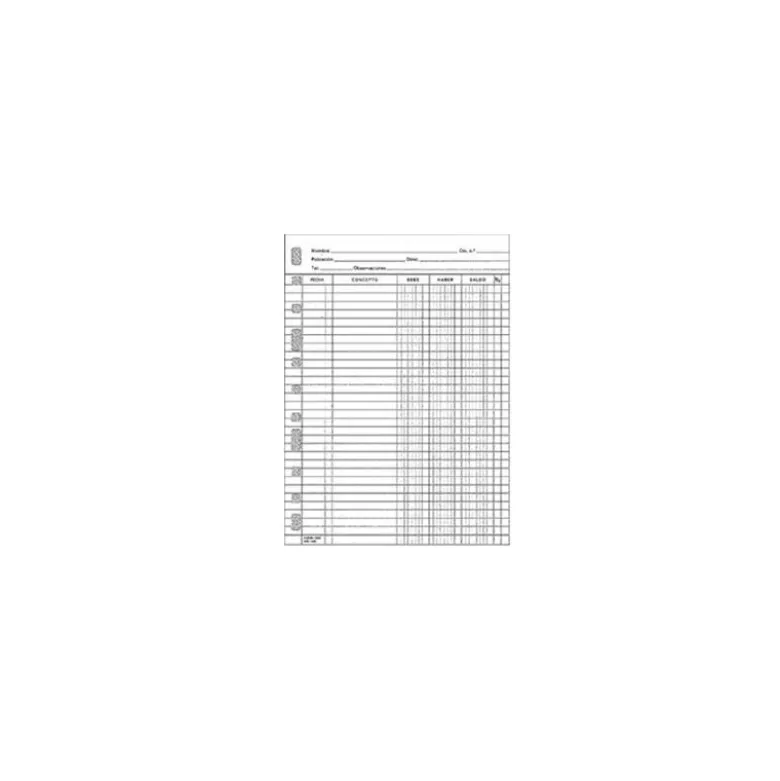 Recambio Multifin cuarto 11 taladros 90 gr para cuentas corrientes