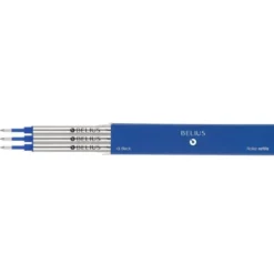 RECAMBIO ROLLER BELIUS COLOR AZUL 0,7 MM CAJA 3 UNIDADES