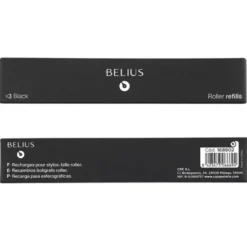 RECAMBIO ROLLER BELIUS NEGRO 0,7 MM CAJA 3 UNIDADES