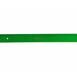 Regla faber castell 30 cm plastico verde.