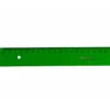 Regla faber castell 40 cm plastico verde.