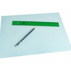Regla liderpapel 40 cm acrilico color verde.