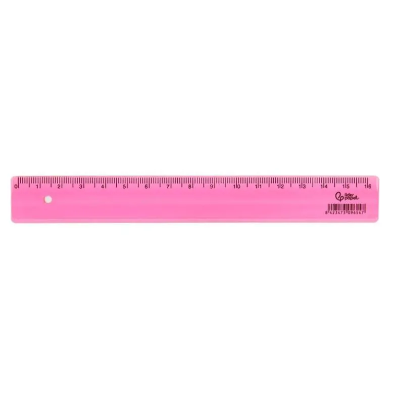 REGLA LIDERPAPEL PLASTICO 16 CM CUBILETE CON 100 UNIDADES COLORES SURTIDOS