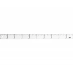 Regla liderpapel plastico cristal 50 cm.