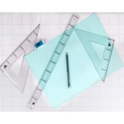 Regla liderpapel plastico cristal 50 cm.