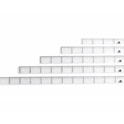 Regla liderpapel plastico cristal 20 cm.