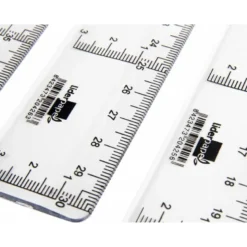 Regla liderpapel plastico cristal 20 cm.