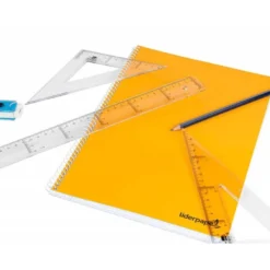 Regla liderpapel plastico cristal 40 cm.