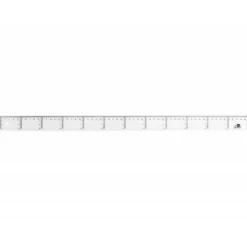 Regla liderpapel plastico cristal 60 cm.